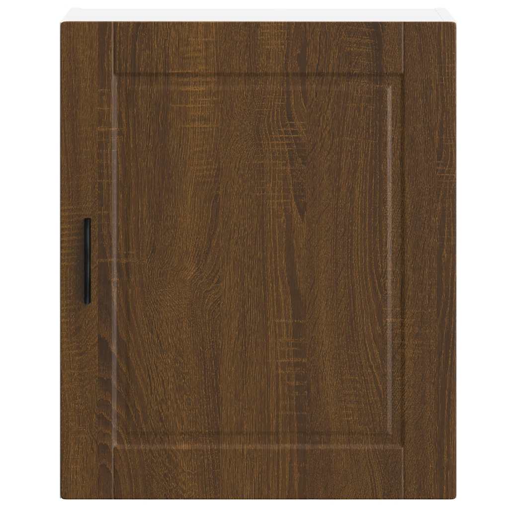 Kitchen Wall Cabinet Porto Brown Oak Engineered Wood